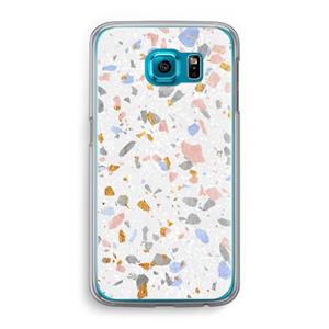 CaseCompany Terrazzo N°8: Samsung Galaxy S6 Transparant Hoesje