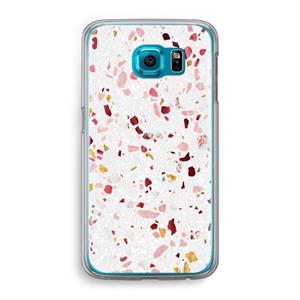 CaseCompany Terrazzo N°9: Samsung Galaxy S6 Transparant Hoesje