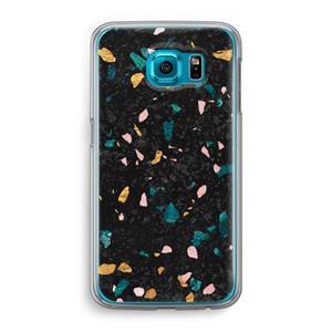 CaseCompany Terrazzo N°10: Samsung Galaxy S6 Transparant Hoesje