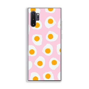 CaseCompany Dancing eggs: Samsung Galaxy Note 10 Plus Transparant Hoesje