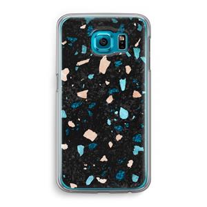 CaseCompany Terrazzo N°11: Samsung Galaxy S6 Transparant Hoesje