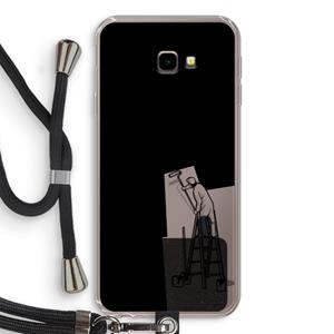 CaseCompany Musketon Painter: Samsung Galaxy J4 Plus Transparant Hoesje met koord