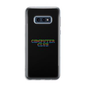 CaseCompany Retro: Samsung Galaxy S10e Transparant Hoesje