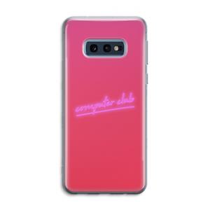 CaseCompany Vice Glow: Samsung Galaxy S10e Transparant Hoesje