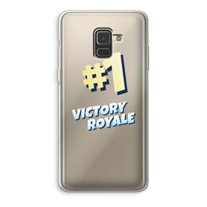 CaseCompany Victory Royale: Samsung Galaxy A8 (2018) Transparant Hoesje