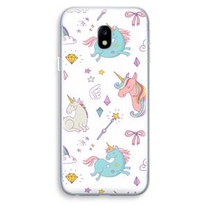 CaseCompany Fantasiewereld: Samsung Galaxy J3 (2017) Transparant Hoesje