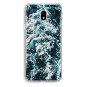 CaseCompany Zee golf: Samsung Galaxy J3 (2017) Transparant Hoesje