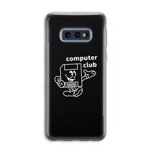 CaseCompany Floppyhead: Samsung Galaxy S10e Transparant Hoesje
