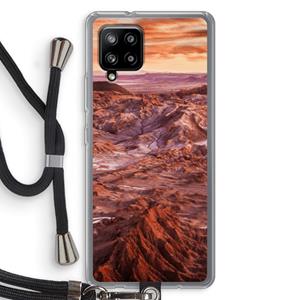 CaseCompany Mars: Samsung Galaxy A42 5G Transparant Hoesje met koord