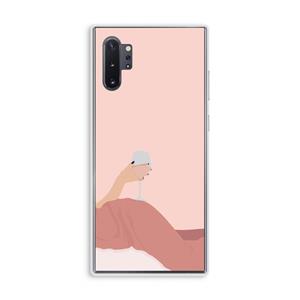 CaseCompany Wine: Samsung Galaxy Note 10 Plus Transparant Hoesje