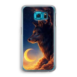 CaseCompany Night Guardian: Samsung Galaxy S6 Transparant Hoesje