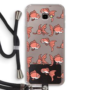 CaseCompany Blub: Samsung Galaxy J4 Plus Transparant Hoesje met koord