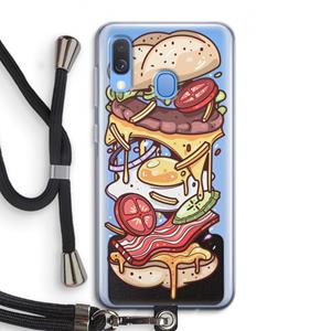 CaseCompany Diet Coke Please: Samsung Galaxy A40 Transparant Hoesje met koord
