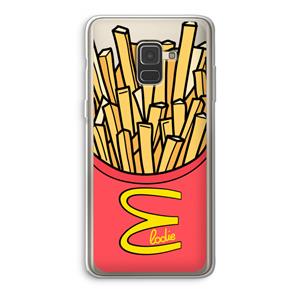 CaseCompany McElodie: Samsung Galaxy A8 (2018) Transparant Hoesje