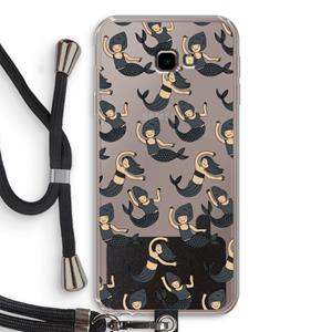 CaseCompany Zeemeermin: Samsung Galaxy J4 Plus Transparant Hoesje met koord