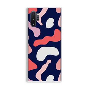 CaseCompany Memphis Shapes Pink: Samsung Galaxy Note 10 Plus Transparant Hoesje
