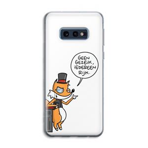 CaseCompany Geen Gezeik: Samsung Galaxy S10e Transparant Hoesje