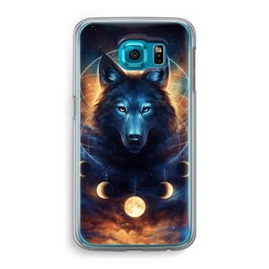 CaseCompany Wolf Dreamcatcher: Samsung Galaxy S6 Transparant Hoesje