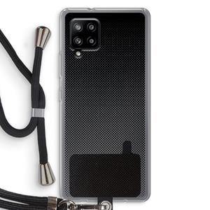 CaseCompany Musketon Halftone: Samsung Galaxy A42 5G Transparant Hoesje met koord