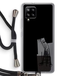 CaseCompany Musketon Painter: Samsung Galaxy A42 5G Transparant Hoesje met koord
