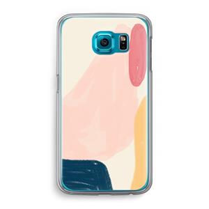 CaseCompany Saturday Flow: Samsung Galaxy S6 Transparant Hoesje