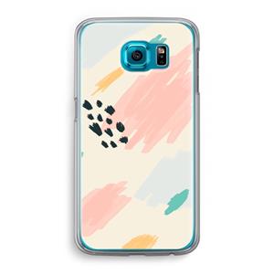 CaseCompany Sunday Chillings: Samsung Galaxy S6 Transparant Hoesje