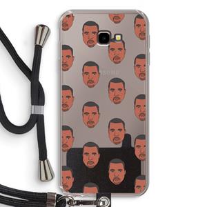 CaseCompany Kanye Call Me℃: Samsung Galaxy J4 Plus Transparant Hoesje met koord
