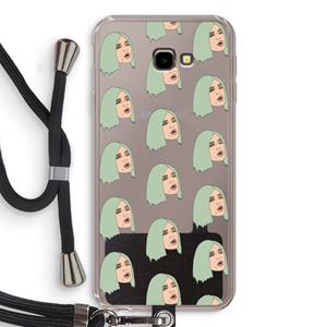CaseCompany King Kylie: Samsung Galaxy J4 Plus Transparant Hoesje met koord