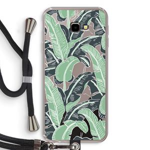 CaseCompany This Sh*t Is Bananas: Samsung Galaxy J4 Plus Transparant Hoesje met koord