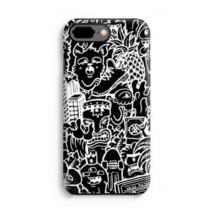 CaseCompany Vexx Black Mixtape: iPhone 8 Plus Tough Case