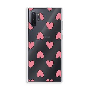 CaseCompany Ondersteboven verliefd: Samsung Galaxy Note 10 Plus Transparant Hoesje