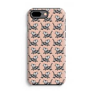 CaseCompany Zwarte poes: iPhone 8 Plus Tough Case