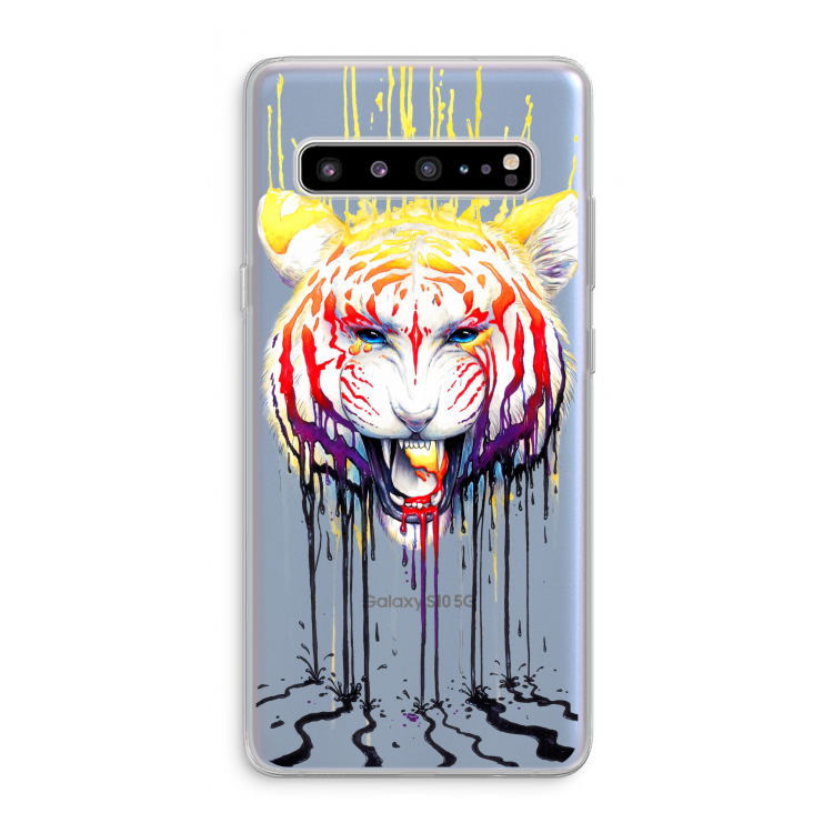 CaseCompany Fading: Samsung Galaxy S10 5G Transparant Hoesje