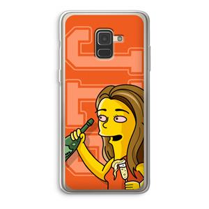 CaseCompany Jamie Lee Simpson: Samsung Galaxy A8 (2018) Transparant Hoesje