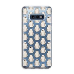 CaseCompany Uilen: Samsung Galaxy S10e Transparant Hoesje