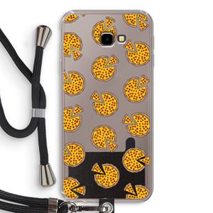 CaseCompany You Had Me At Pizza: Samsung Galaxy J4 Plus Transparant Hoesje met koord