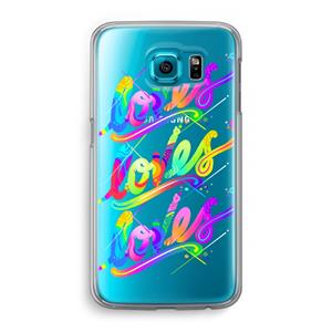 CaseCompany Loves: Samsung Galaxy S6 Transparant Hoesje
