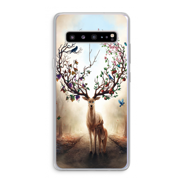 CaseCompany Seasons Change: Samsung Galaxy S10 5G Transparant Hoesje