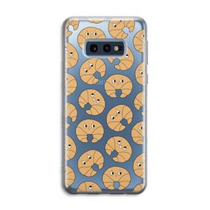CaseCompany Croissant: Samsung Galaxy S10e Transparant Hoesje