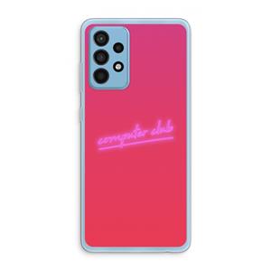CaseCompany Vice Glow: Samsung Galaxy A52 Transparant Hoesje