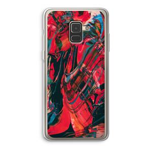 CaseCompany Endless Descent: Samsung Galaxy A8 (2018) Transparant Hoesje