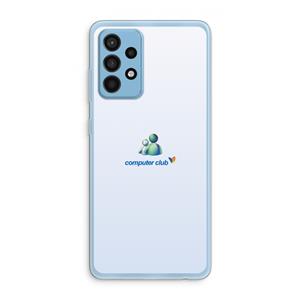 CaseCompany MSN: Samsung Galaxy A52 Transparant Hoesje
