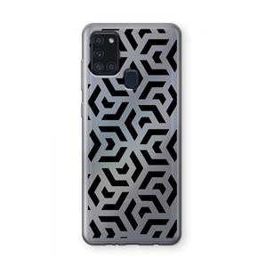 CaseCompany Crazy pattern: Samsung Galaxy A21s Transparant Hoesje