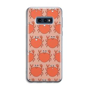 CaseCompany Krab: Samsung Galaxy S10e Transparant Hoesje