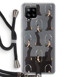 CaseCompany Pop Some Kim: Samsung Galaxy A42 5G Transparant Hoesje met koord