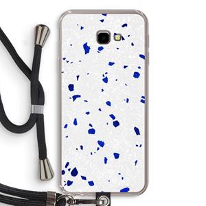 CaseCompany Terrazzo N°5: Samsung Galaxy J4 Plus Transparant Hoesje met koord