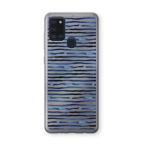 CaseCompany Verrassende lijnen: Samsung Galaxy A21s Transparant Hoesje