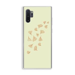 CaseCompany Falling Leaves: Samsung Galaxy Note 10 Plus Transparant Hoesje