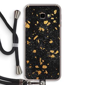 CaseCompany Terrazzo N°7: Samsung Galaxy J4 Plus Transparant Hoesje met koord