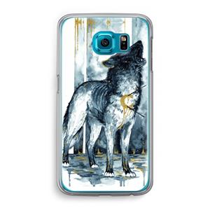 CaseCompany Bleeding Soul: Samsung Galaxy S6 Transparant Hoesje